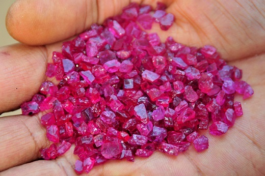 Mozambican Ruby Rough