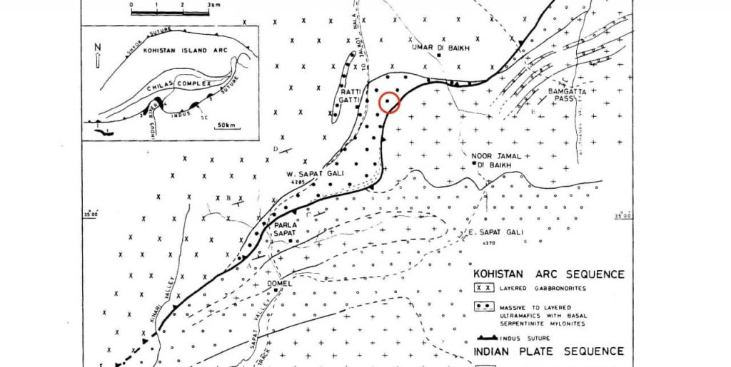 Sapat Gali Geo Map. Photo: Mindat