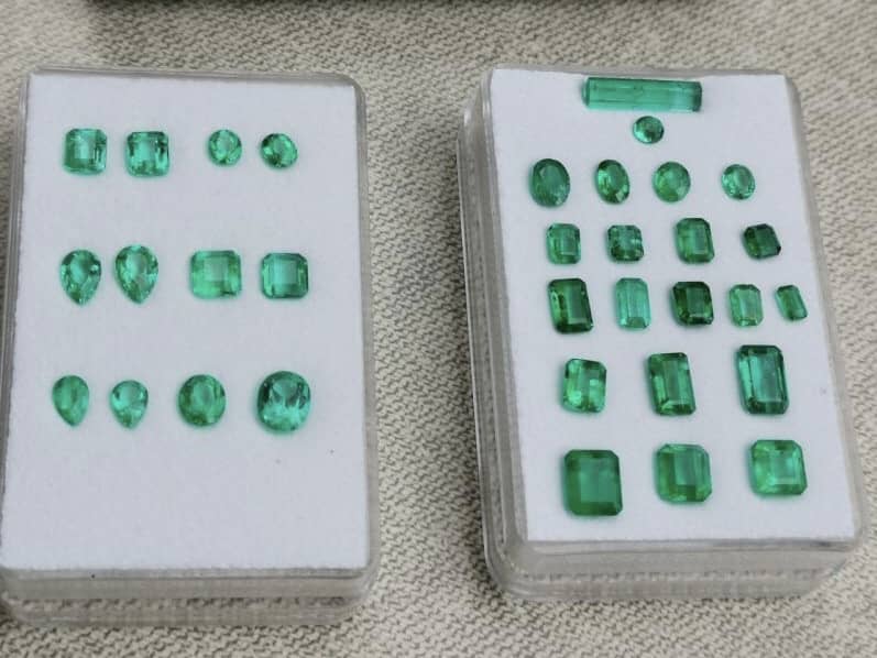 Emeralds from Colombia & Afghanistan